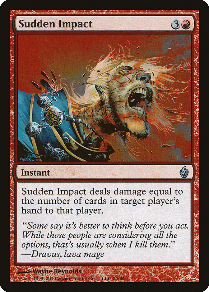 Sudden Impact — Premium Deck Series: Fire and Lightning 25/34