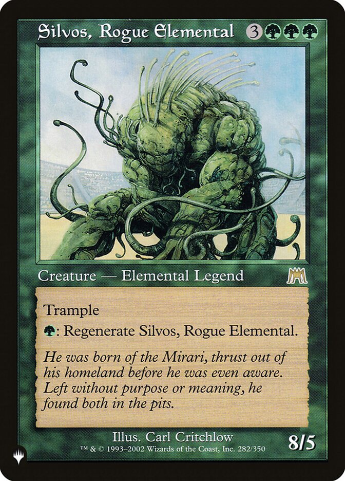 Silvos, Rogue Elemental — The List ONS-282/5581