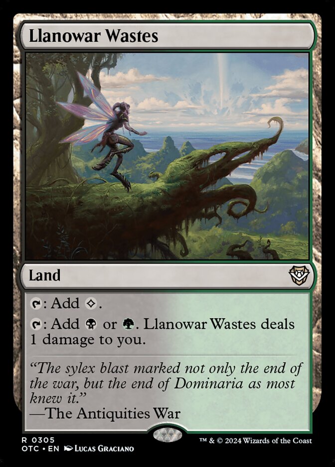 Llanowar Wastes — Outlaws of Thunder Junction Commander 305/342
