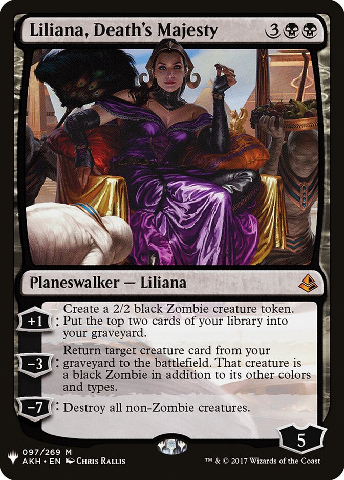 Liliana, Death's Majesty — The List AKH-97/5581