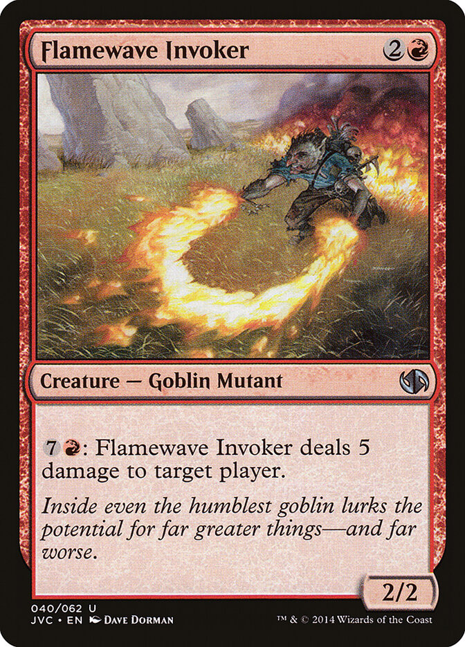 Flamewave Invoker — Duel Decks Anthology: Jace vs. Chandra 40/62