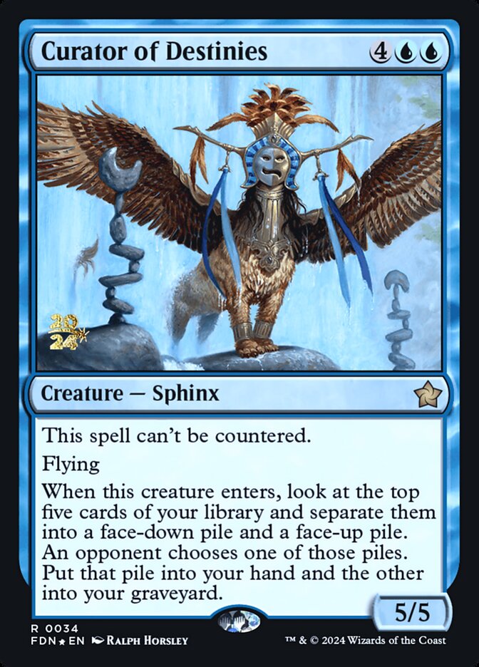 Curator of Destinies — Foundations Promos 34s/106