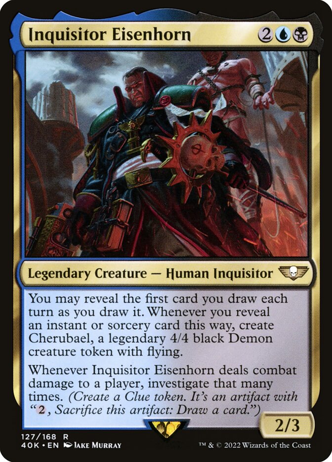 Inquisitor Eisenhorn — Warhammer 40,000 Commander 127/617