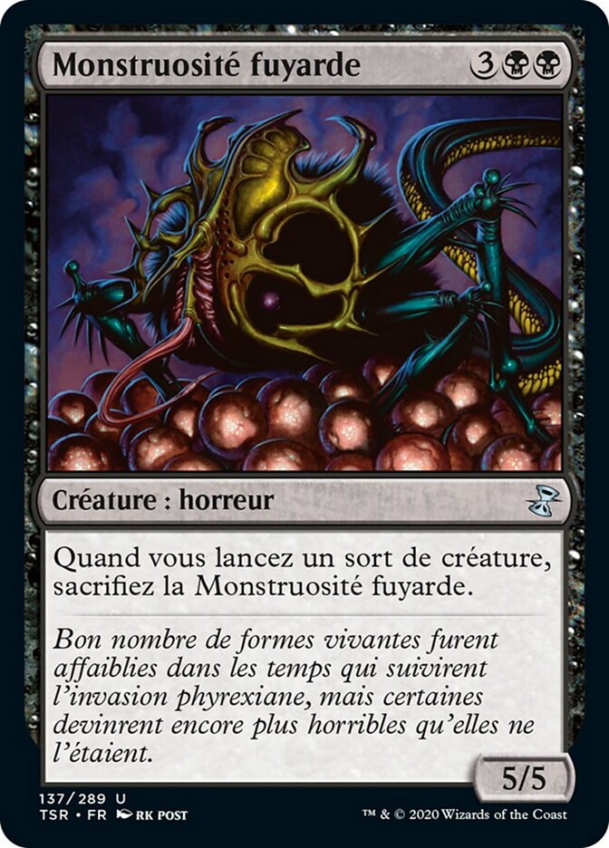 Monstruosité fuyarde — Time Spiral Remastered 137/411