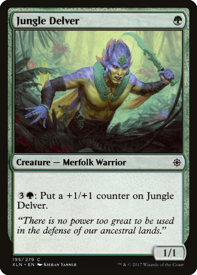 Jungle Delver — Ixalan 195/289