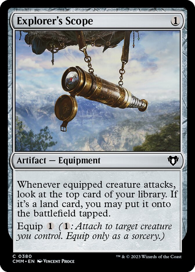 Explorer's Scope — Commander Masters 380/1067