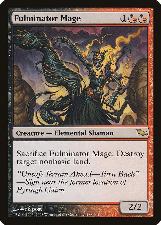 Fulminator Mage — Shadowmoor 188/302