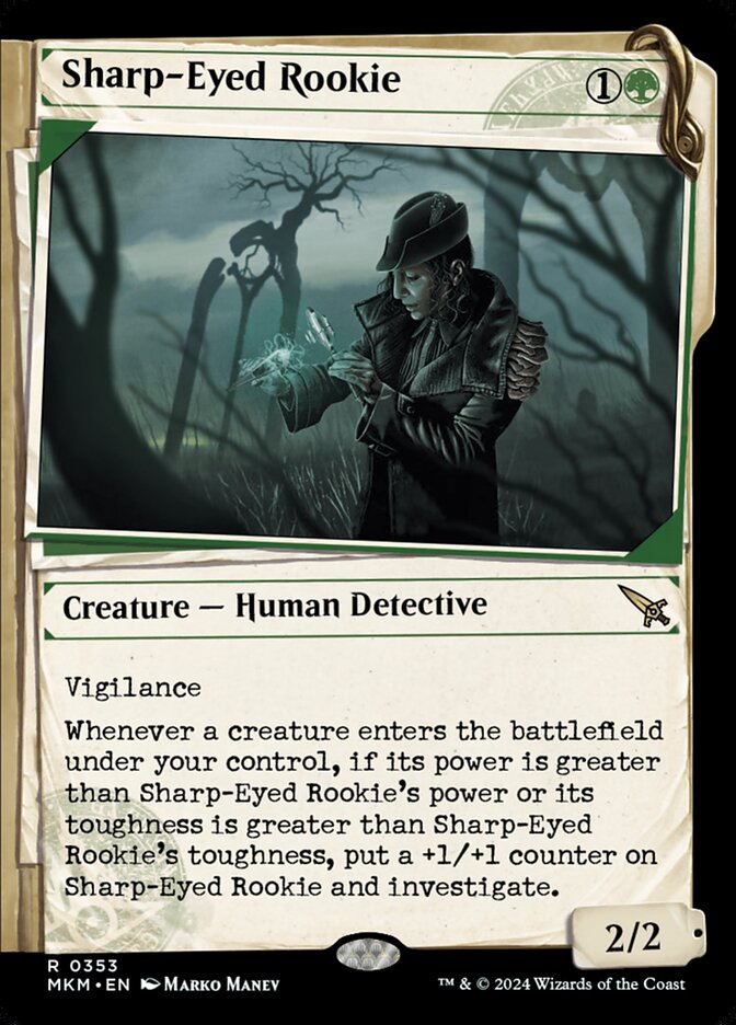 Sharp-Eyed Rookie — Murders at Karlov Manor 353/440