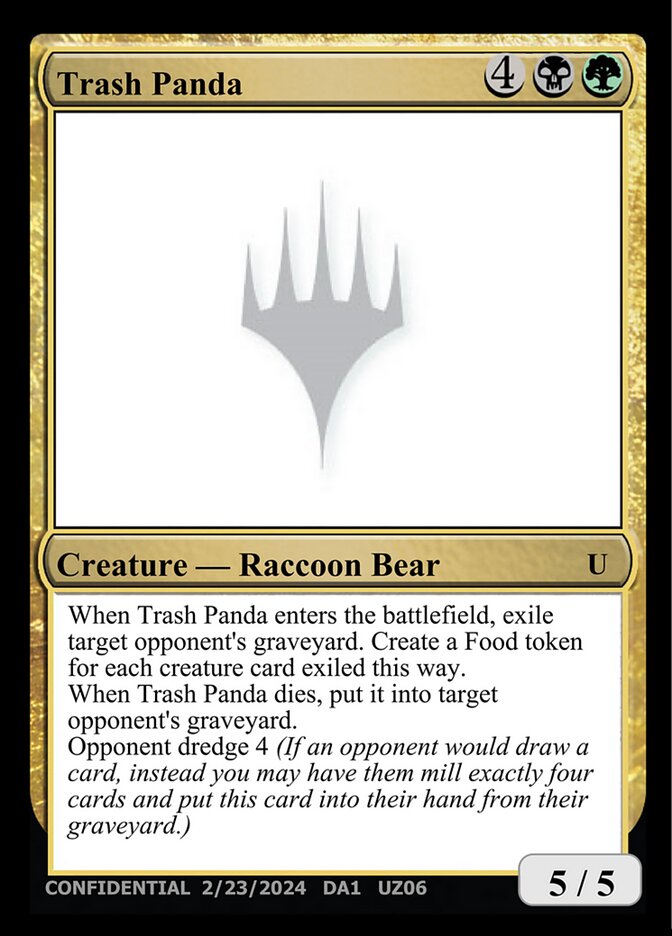 Trash Panda — Unknown Event UZ06/512