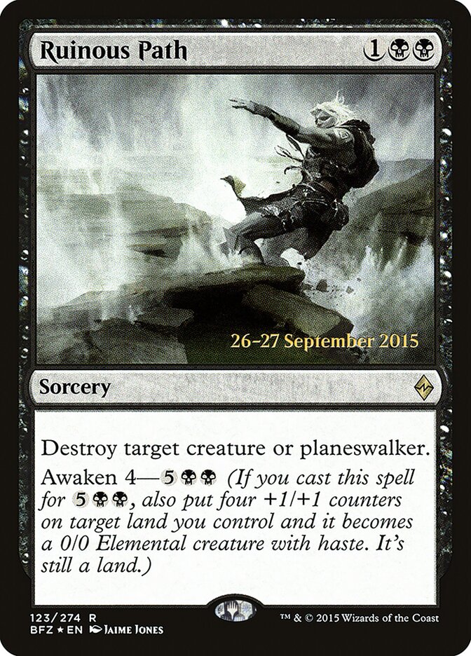 Ruinous Path — Battle for Zendikar Promos 123s/90