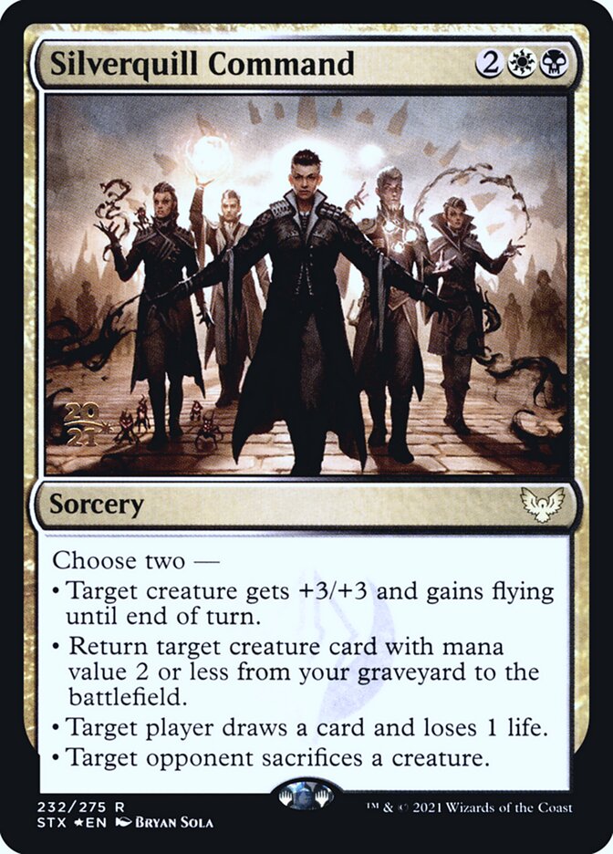 Silverquill Command — Strixhaven: School of Mages Promos 232s/164
