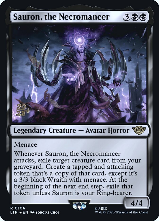 Sauron, the Necromancer — Tales of Middle-earth Promos 106s/86