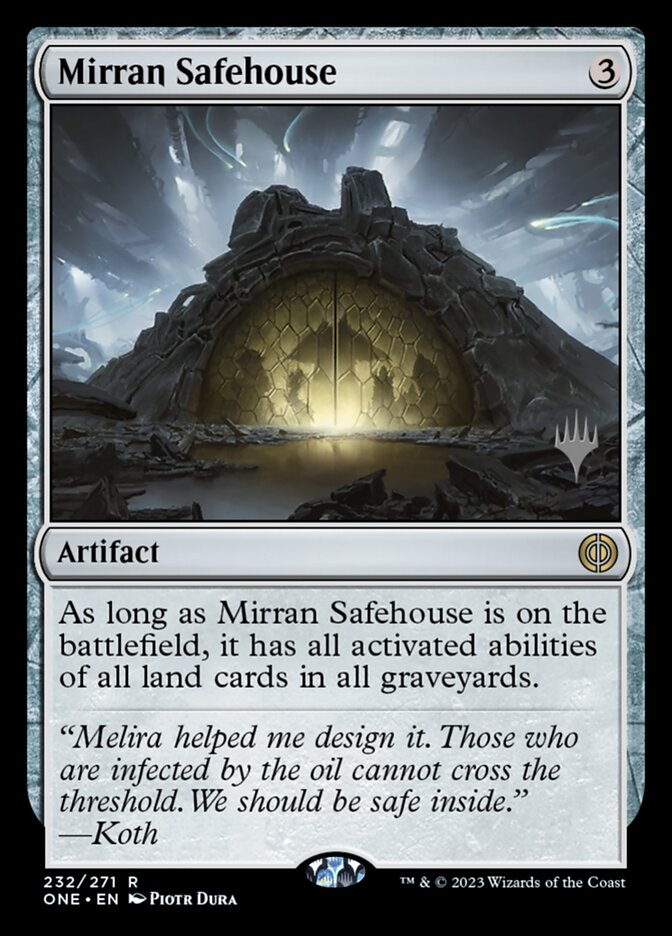 Mirran Safehouse — Phyrexia: All Will Be One Promos 232p/160
