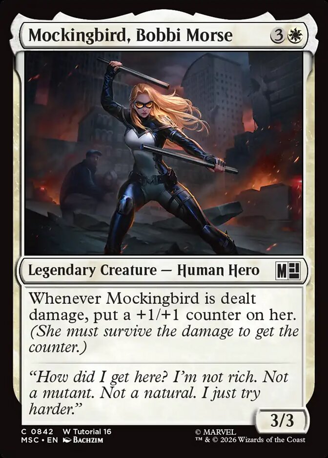 Mockingbird, Bobbi Morse — Marvel Super Heroes Commander 842/866