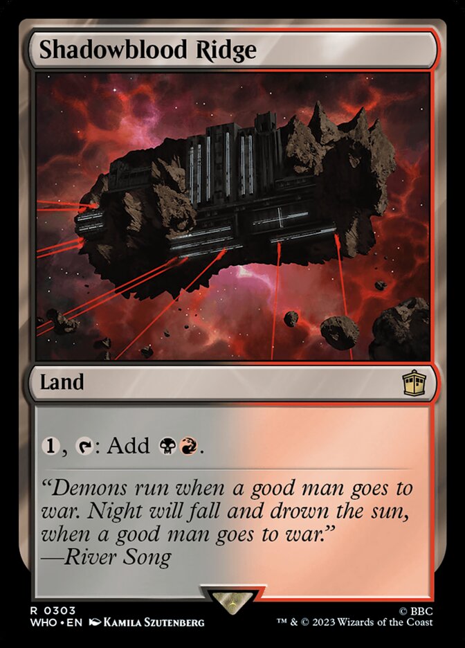 Shadowblood Ridge — Doctor Who 303/1178