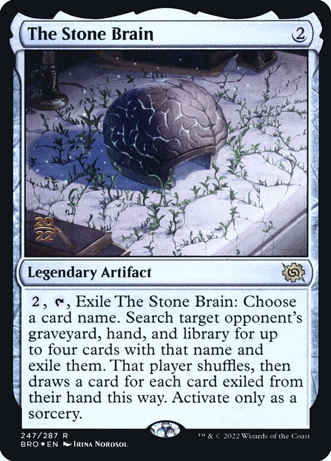 The Stone Brain — The Brothers' War Promos 247s/171