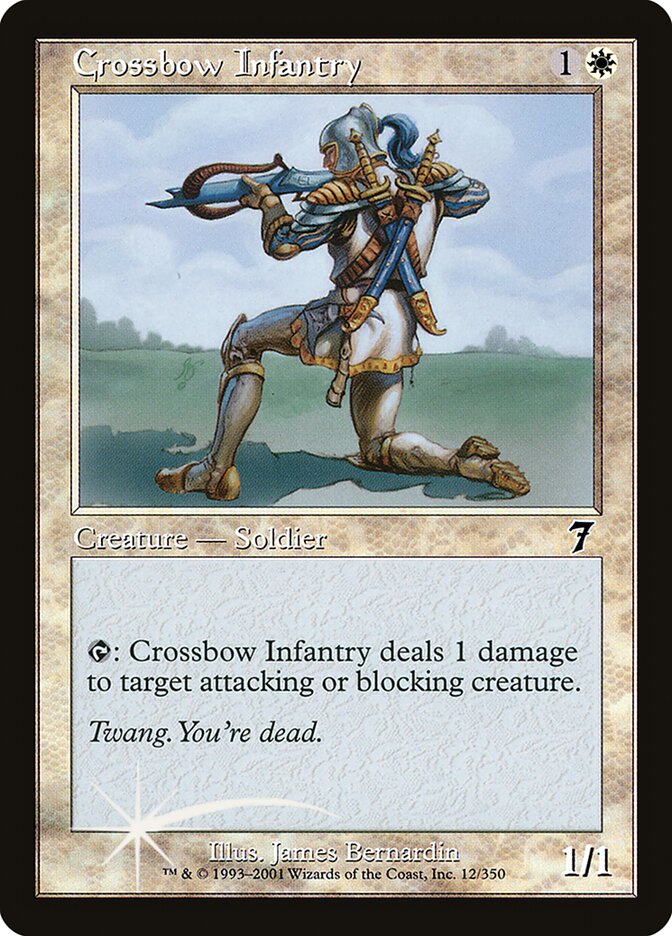 Crossbow Infantry — Seventh Edition 12★/708