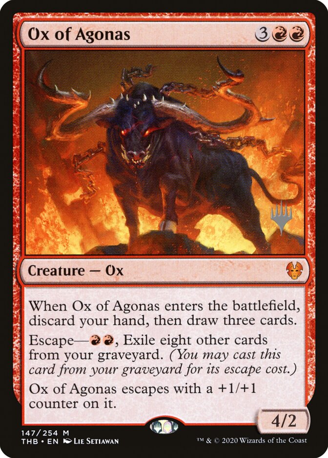 Ox of Agonas — Theros Beyond Death Promos 147p/137