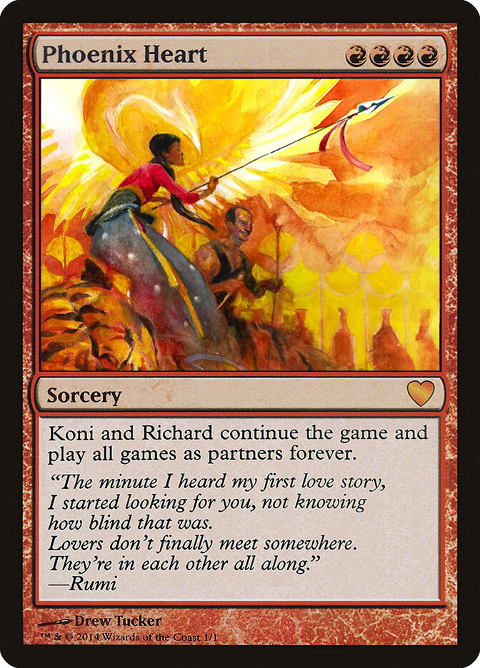 Phoenix Heart — Celebration Cards 7/9
