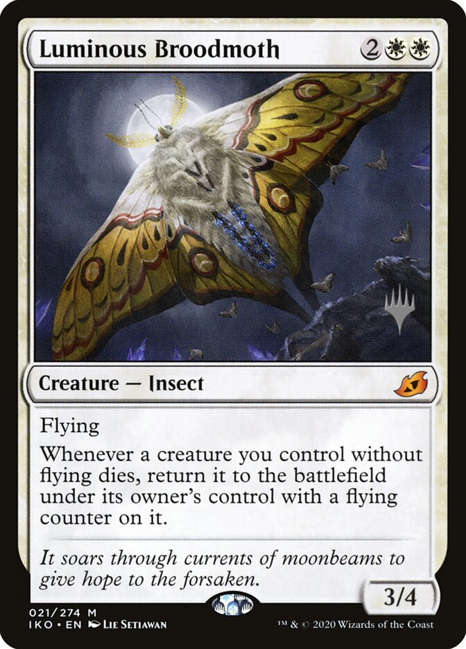 Luminous Broodmoth — Ikoria: Lair of Behemoths Promos 21p/137