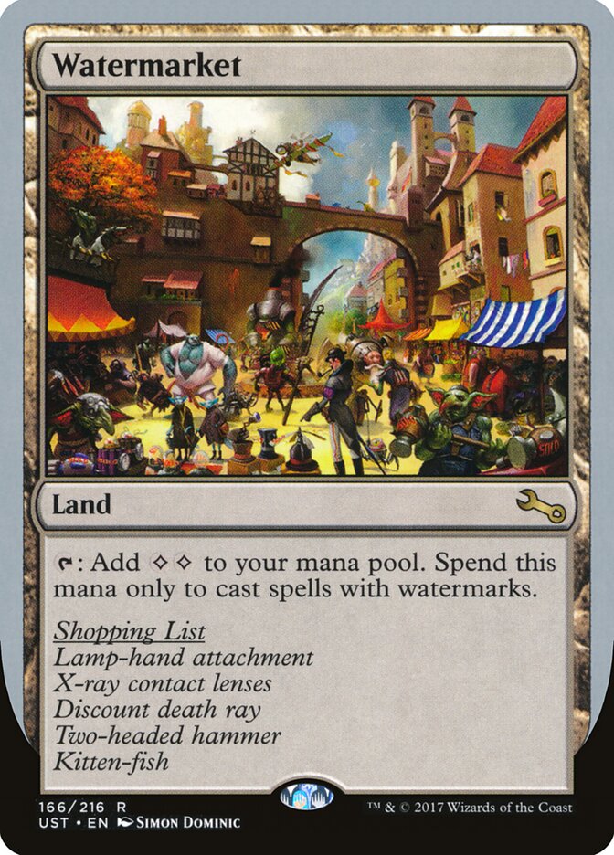 Watermarket — Unstable 166/268