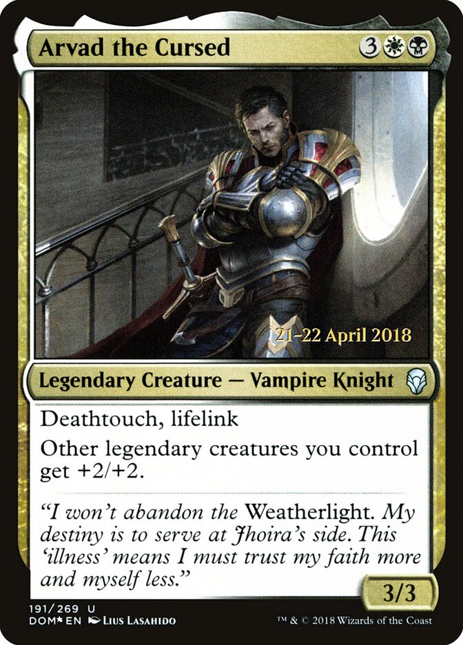 Arvad the Cursed — Dominaria Promos 191s/118