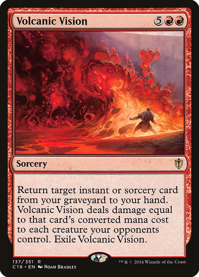 Volcanic Vision — Commander 2016 137/351