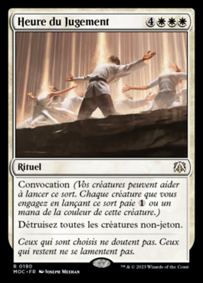 Heure du Jugement — March of the Machine Commander 190/450