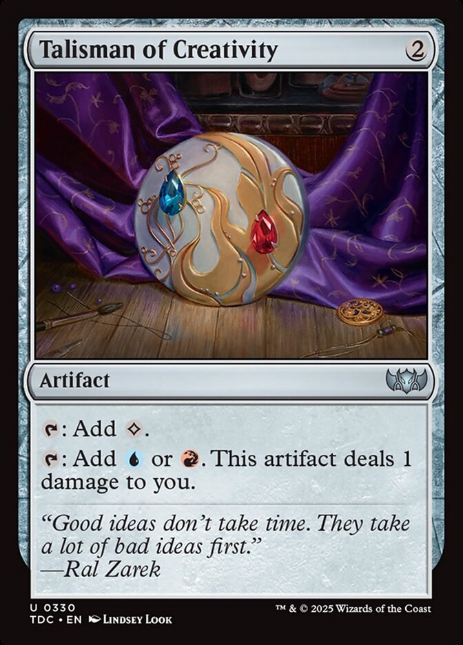 Talisman de créativité — Tarkir: Dragonstorm Commander 330/413