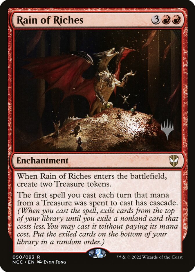 Rain of Riches — New Capenna Commander Promos 50p/75
