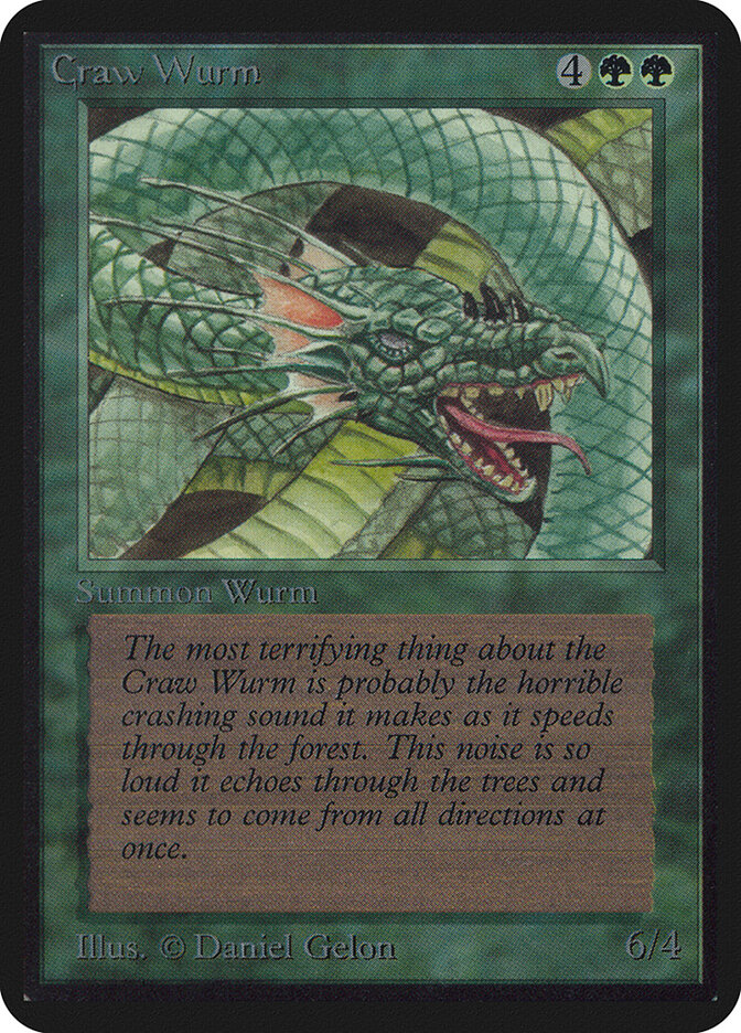 Craw Wurm — Limited Edition Alpha 190/295