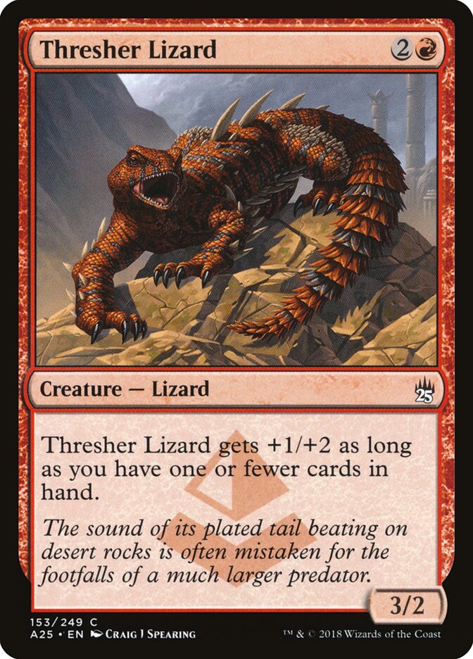 Thresher Lizard — Masters 25 153/249