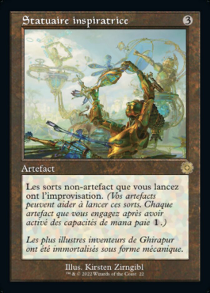Statuaire inspiratrice — The Brothers' War Retro Artifacts 22/189
