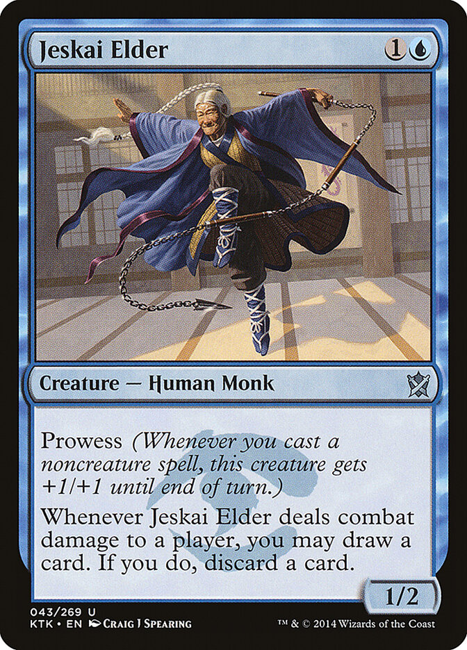 Jeskai Elder — Khans of Tarkir 43/293