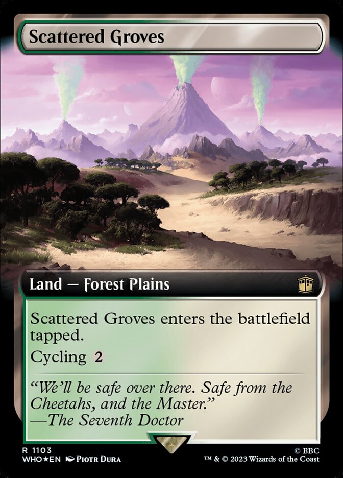 Scattered Groves — Doctor Who 1103/1178