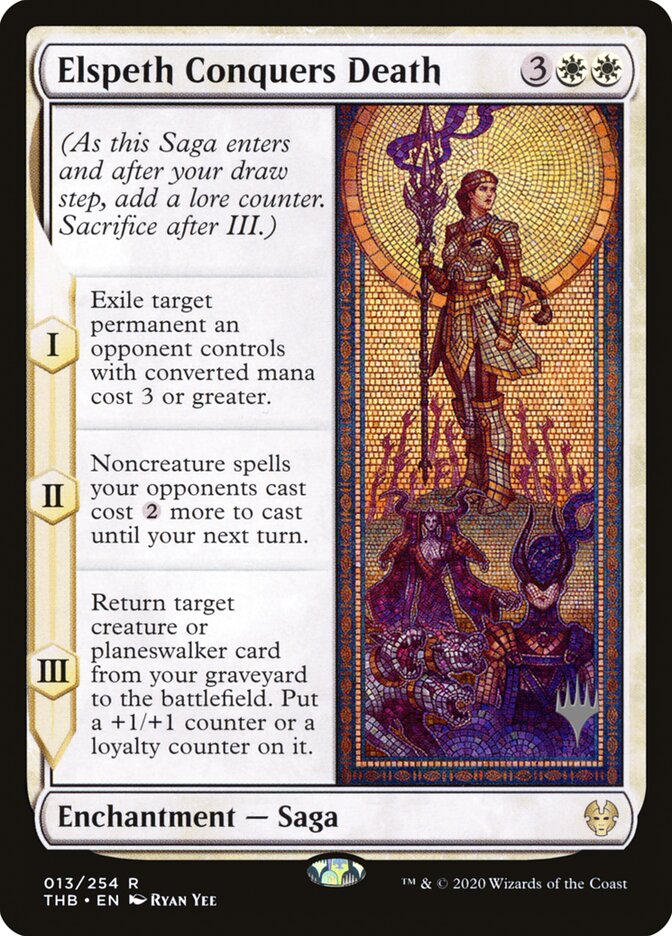 Elspeth Conquers Death — Theros Beyond Death Promos 13p/137