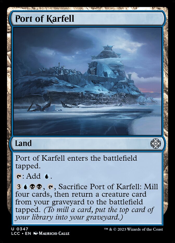 Port of Karfell — The Lost Caverns of Ixalan Commander 347/370
