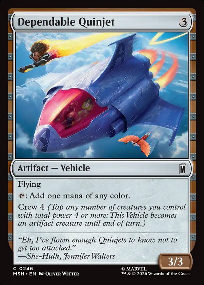 Dependable Quinjet — Marvel Super Heroes 246/453