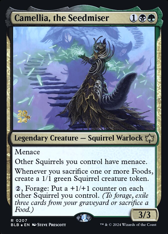 Camellia, the Seedmiser — Bloomburrow Promos 207s/160