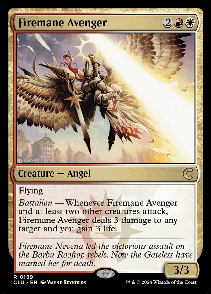 Firemane Avenger — Ravnica: Clue Edition 189/284