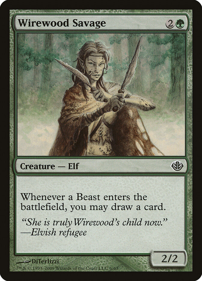 Wirewood Savage — Duel Decks: Garruk vs. Liliana 6/63