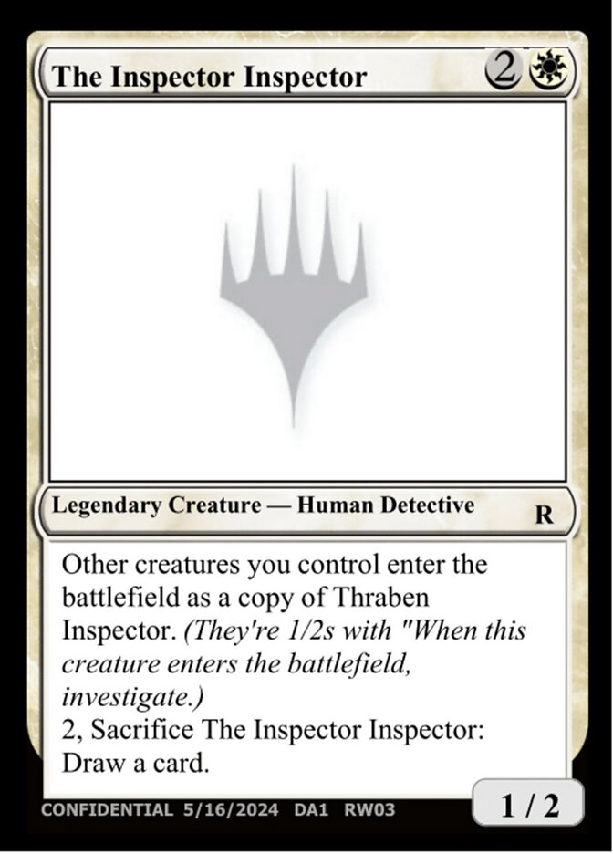 The Inspector Inspector — Unknown Event RW03e/512