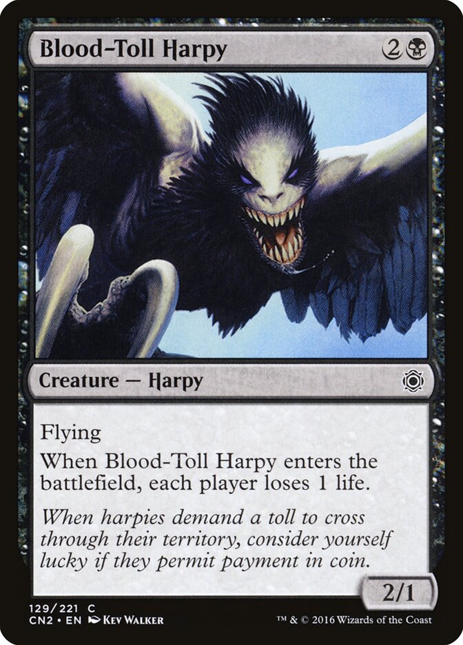 Blood-Toll Harpy — Conspiracy: Take the Crown 129/222