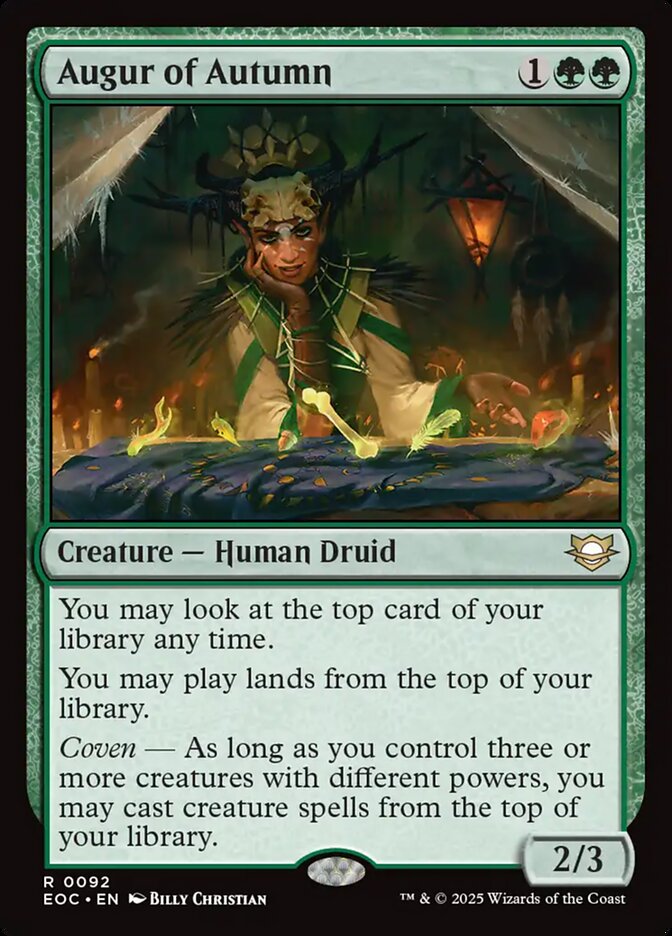 Augure de l'automne — Edge of Eternities Commander 92/191