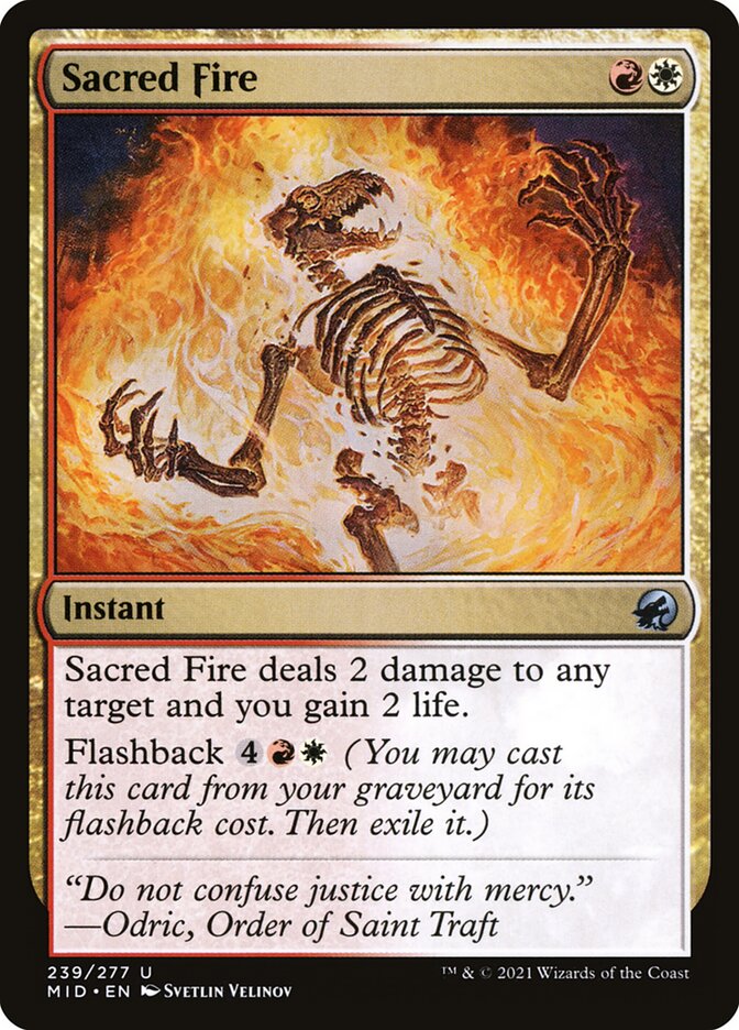 Sacred Fire — Innistrad: Midnight Hunt 239/398