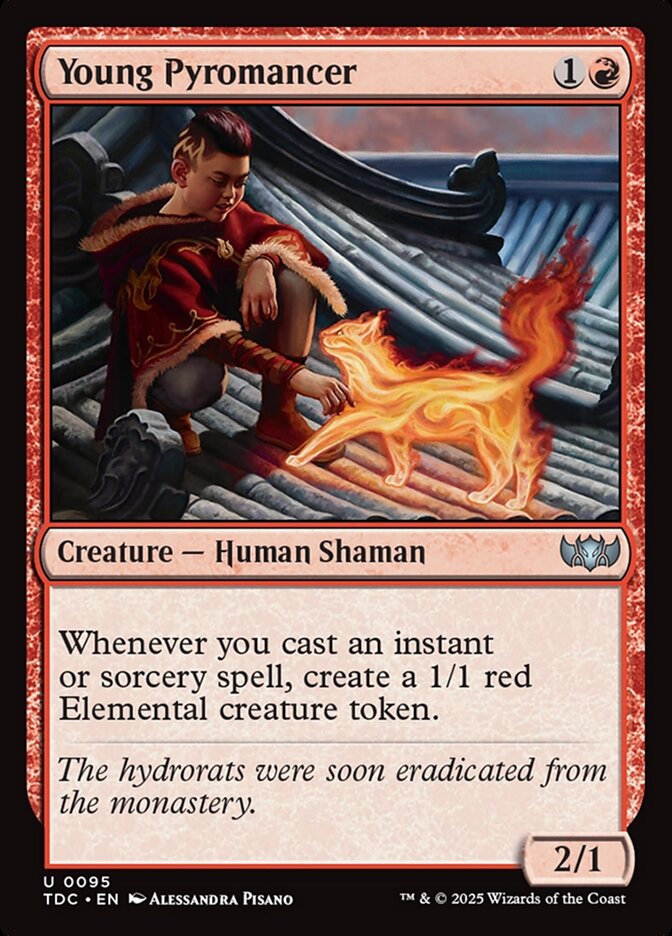 Young Pyromancer — Tarkir: Dragonstorm Commander 95/413