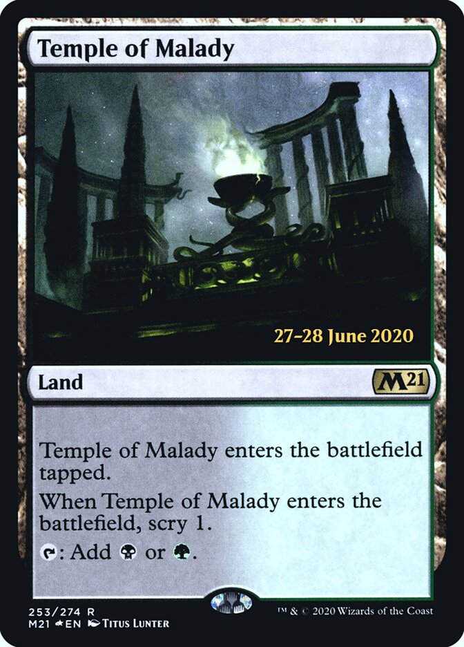 Temple of Malady — Core Set 2021 Promos 253s/137