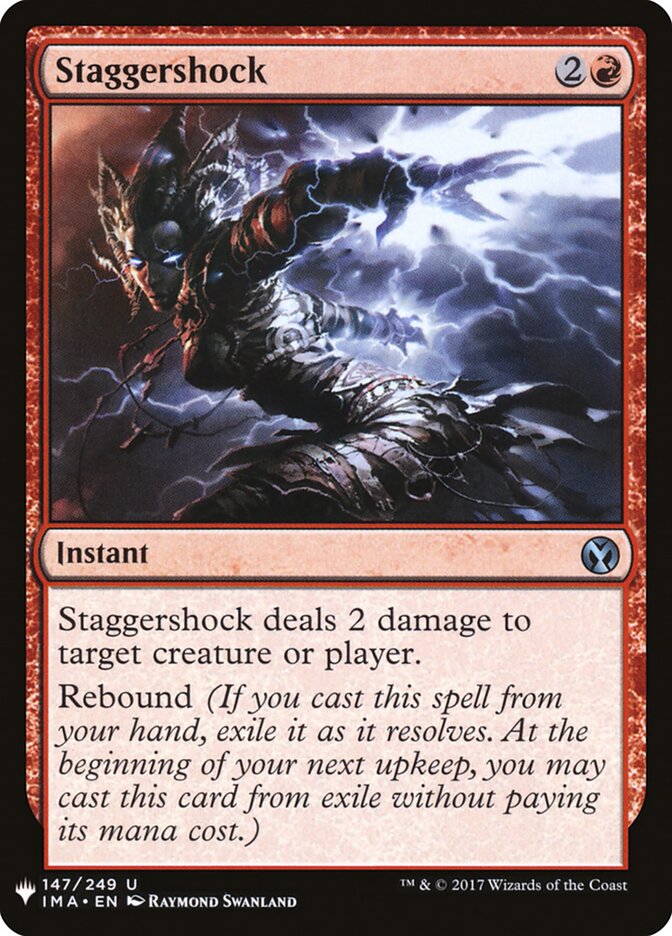 Staggershock — The List IMA-147/5581
