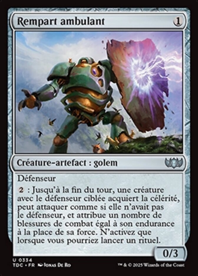 Rempart ambulant — Tarkir: Dragonstorm Commander 334/413