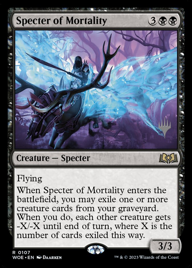 Specter of Mortality — Wilds of Eldraine Promos 107p/160